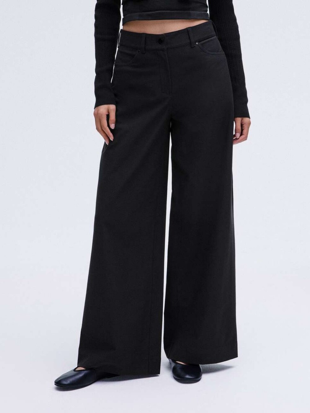LULULEMON City Sleek Utilitech Extra-Wide-Leg Pant *Regular Black 2024 W 28